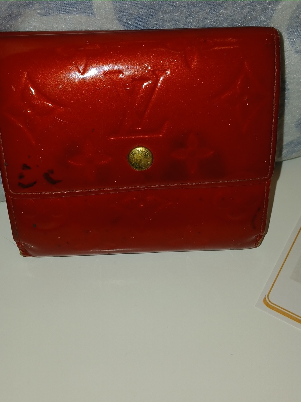 Louis Vuitton  with COA Cherry Patent Monogram Small Wallet - Picture 3 of 12